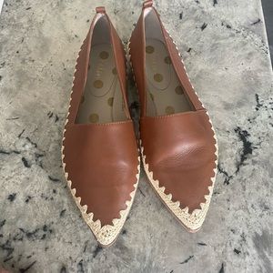 Boden Brown Espadrilles shoes size 36 6